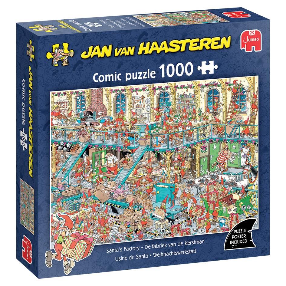 Jan Van Haasteren - Santas Factory - 1000 Piece Jigsaw Puzzle