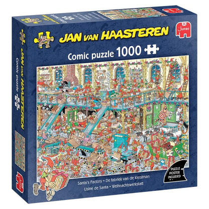 Jan Van Haasteren - Santas Factory - 1000 Piece Jigsaw Puzzle