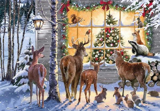 Otter House - Christmas Visitors - 500 Piece Jigsaw Puzzle