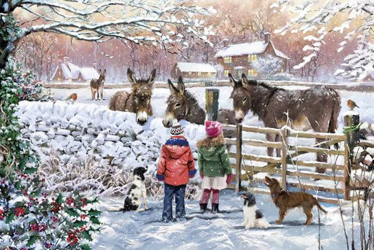 Otter House - Donkey Friends - 500 Piece Jigsaw Puzzle