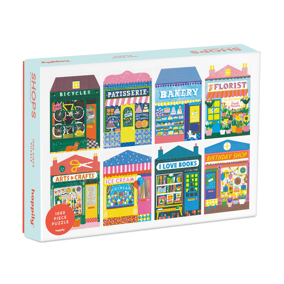 Happily Puzzles - Shops - 1000 Piece Jigsaw Puzzle