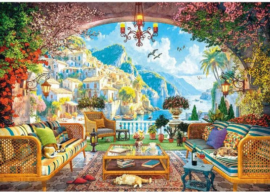 Wentworth - Mediterranean Terrace View - 40 Piece Jigsaw Puzzle