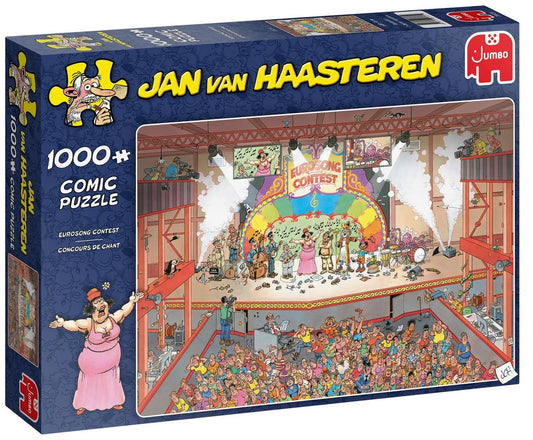 Jan Van Haasteren - Eurosong Contest - 1000 Piece Jigsaw Puzzle