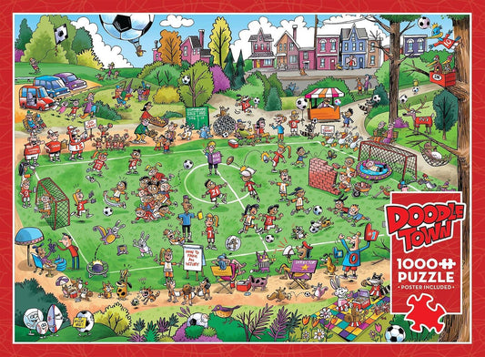 Cobble Hill - Doodletown - Offside Antics  - 1000 Piece Jigsaw Puzzle