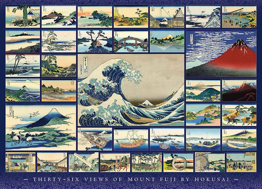 Cobble Hill - Hokusai  - 1000 Piece Jigsaw Puzzle