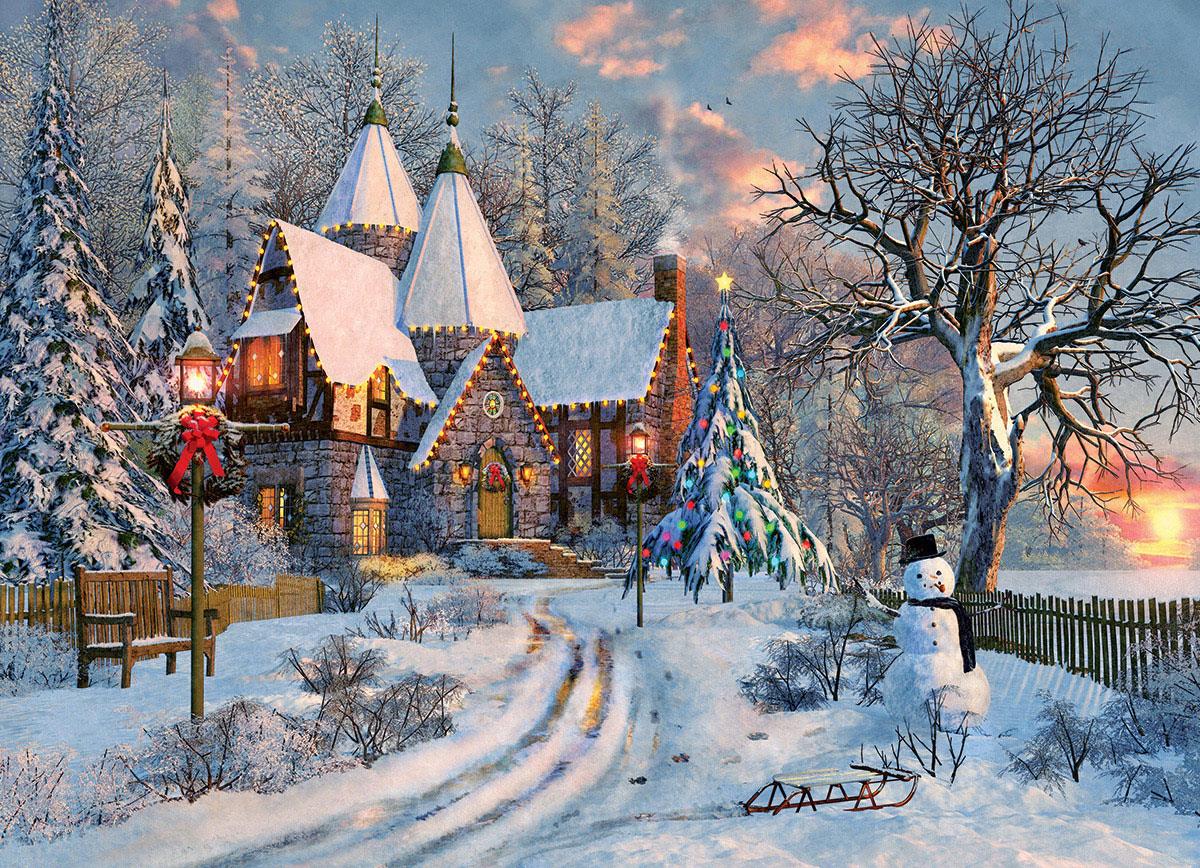 Eurographics - Christmas Cottage - 1000 Piece Jigsaw Puzzle