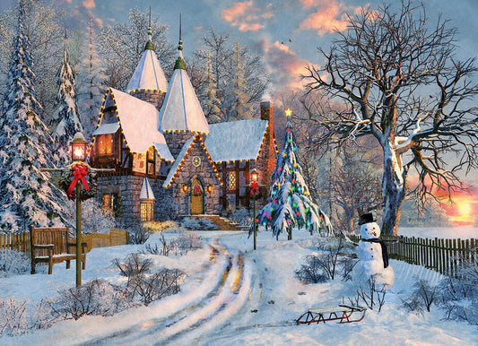 Eurographics - Christmas Cottage - 1000 Piece Jigsaw Puzzle