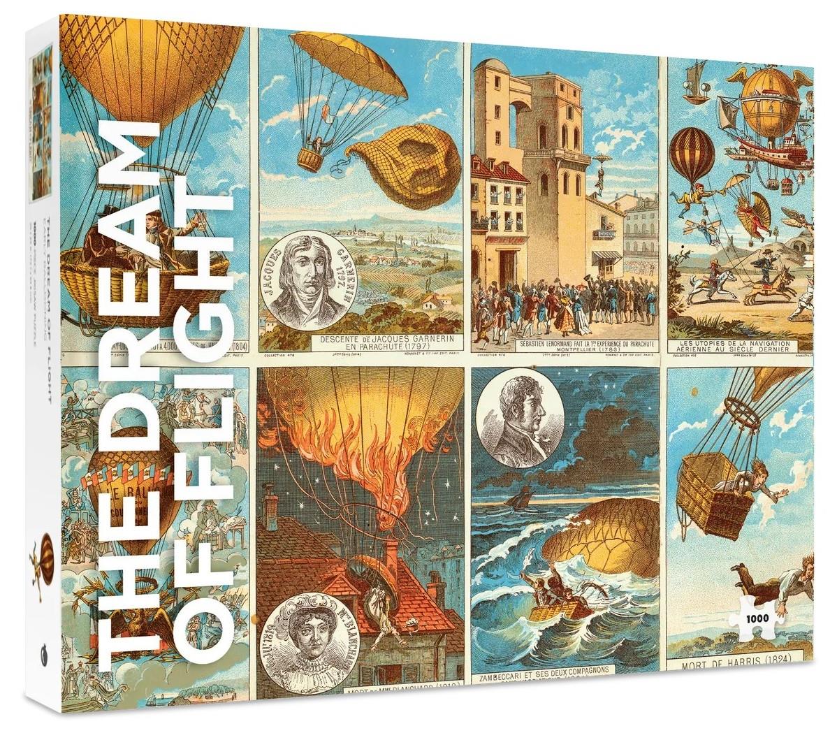 Pomegranate - The Dream of Flight - Early Ballooning - 1000 Piece Jigsaw Puzzle
