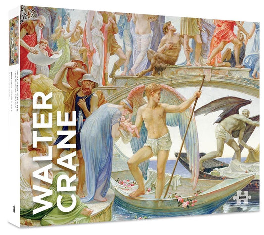 Pomegranate - Walter Crane - The Bridge of Life - 1000 Piece Jigsaw Puzzle