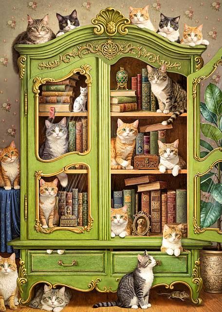 CherryPazzi - Cats Rule the World - 1000 Piece Jigsaw Puzzle