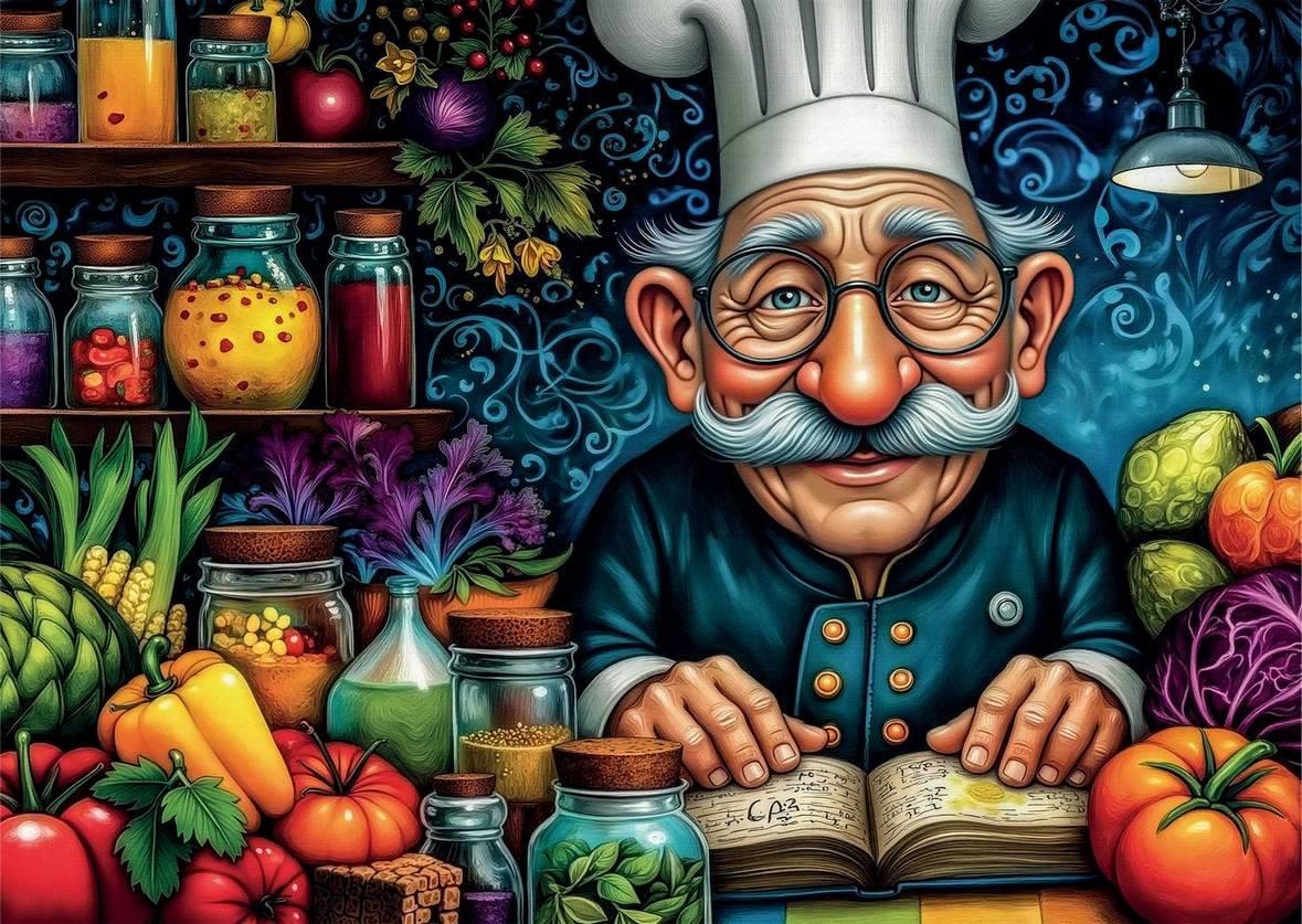 Delfy - Fine Cooking Art - 1000 Piece Jigsaw Puzzle