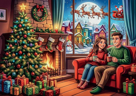 Delfy - Home For Christmas - 1000 Piece Jigsaw Puzzle