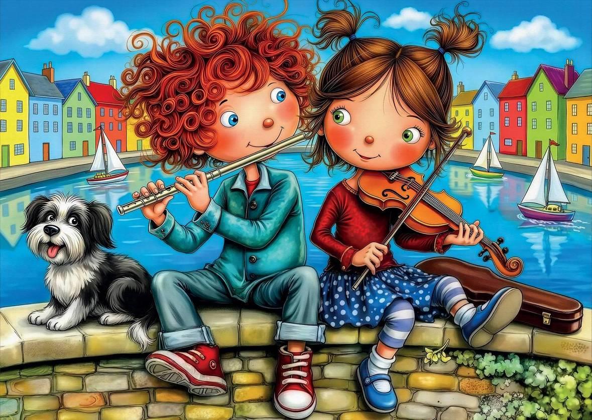 Delfy - Little Music Makers - 1000 Piece Jigsaw Puzzle