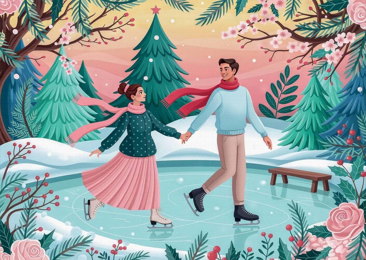 Delfy - Love On Ice - 1000 Piece Jigsaw Puzzle