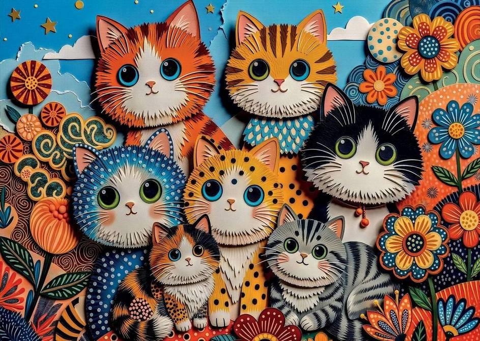 Delfy - Paper Art Collage - 1000 Piece Jigsaw Puzzle