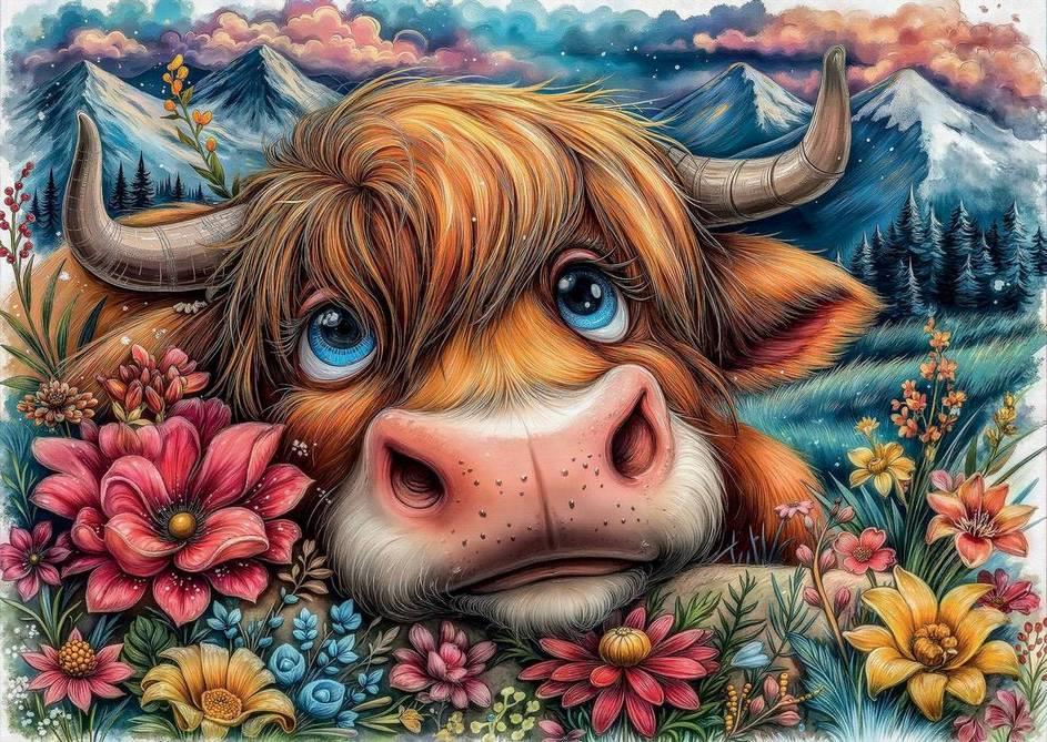 Delfy - Scottish Highland Spirit - 1000 Piece Jigsaw Puzzle