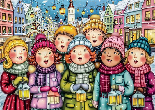Delfy - Winter Choir Harmony - 1000 Piece Jigsaw Puzzle