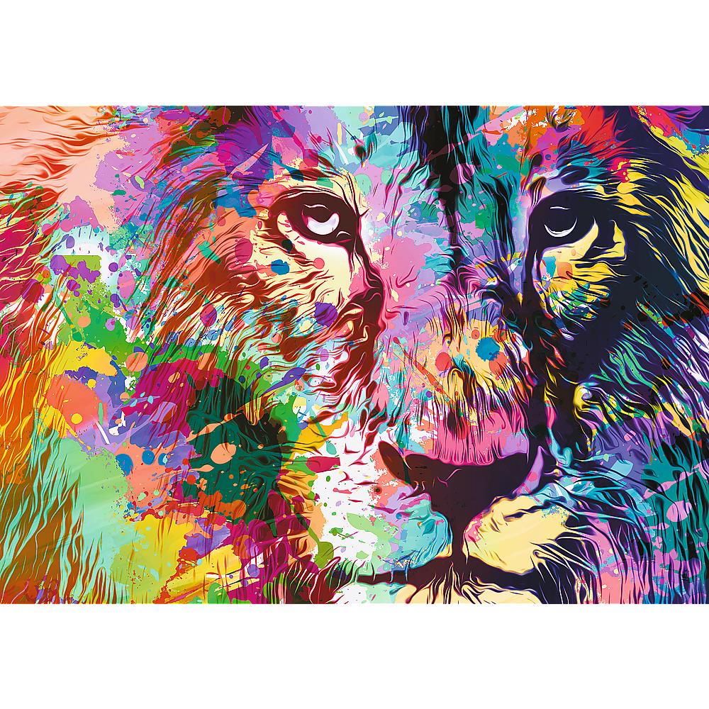 Trefl - Colorful Lion - 1000 Piece Jigsaw Puzzle