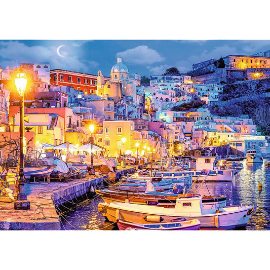 Trefl - Procida Island by Night - Italy - 1000 Piece Jigsaw Puzzle