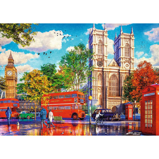 Trefl - Tea Time - View of London - 1000 Piece Jigsaw Puzzle