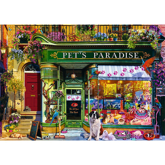 Trefl - Tea Time - Pet' Paradise - 1000 Piece Jigsaw Puzzle
