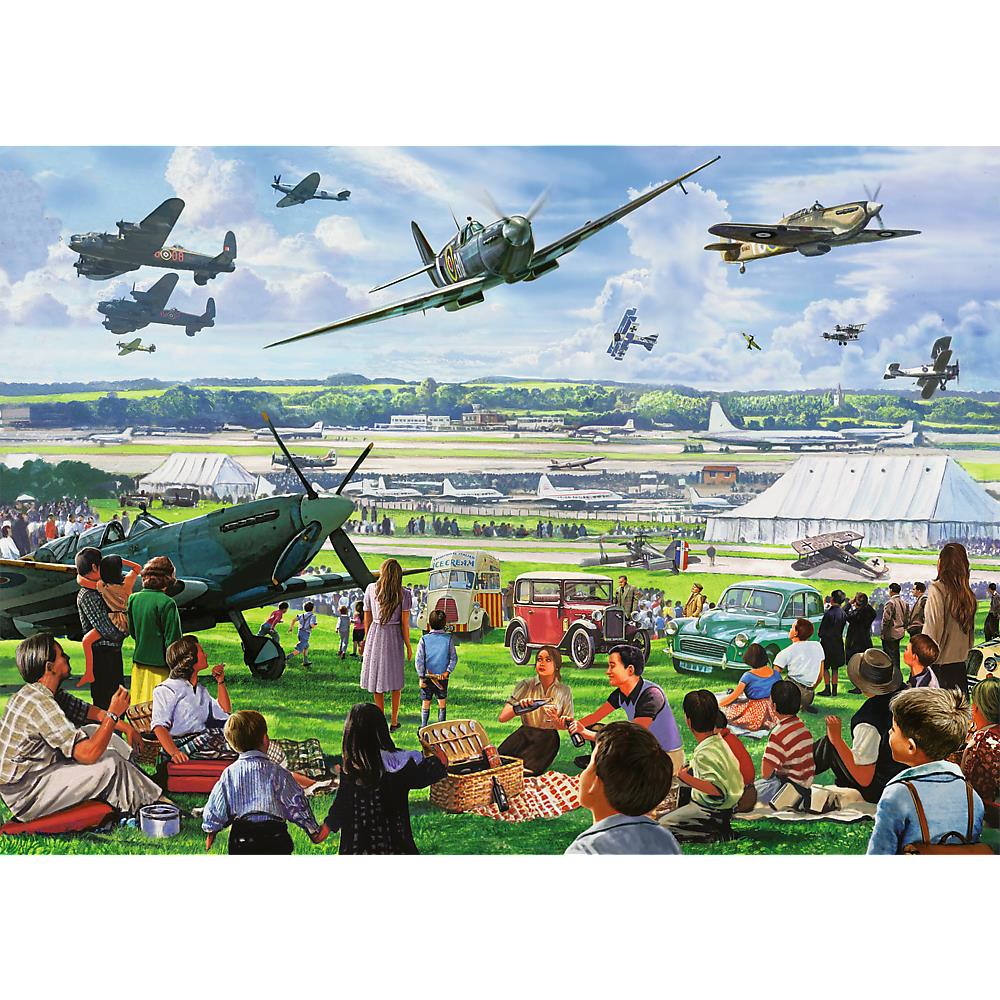 Trefl - Tea Time - Air Show - 1000 Piece Jigsaw Puzzle