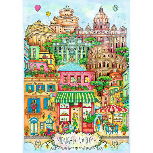 Trefl - Midnight in Rome - 1000 Piece Jigsaw Puzzle