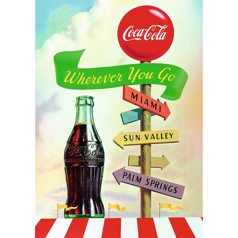 Trefl - Coca-Cola - Wherever You Go - 1000 Piece Jigsaw Puzzle