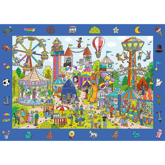 Trefl - Spy Guy - Amusement Park - 100 Piece Jigsaw Puzzle