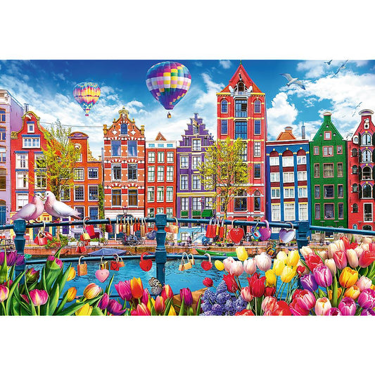 Trefl - Colourful Amsterdam - 1500 Piece Jigsaw Puzzle