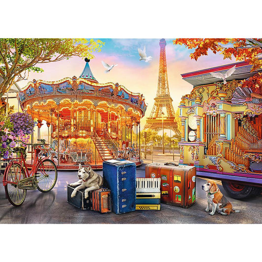 Trefl - Holidays in Paris - 500 Piece Jigsaw Puzzle