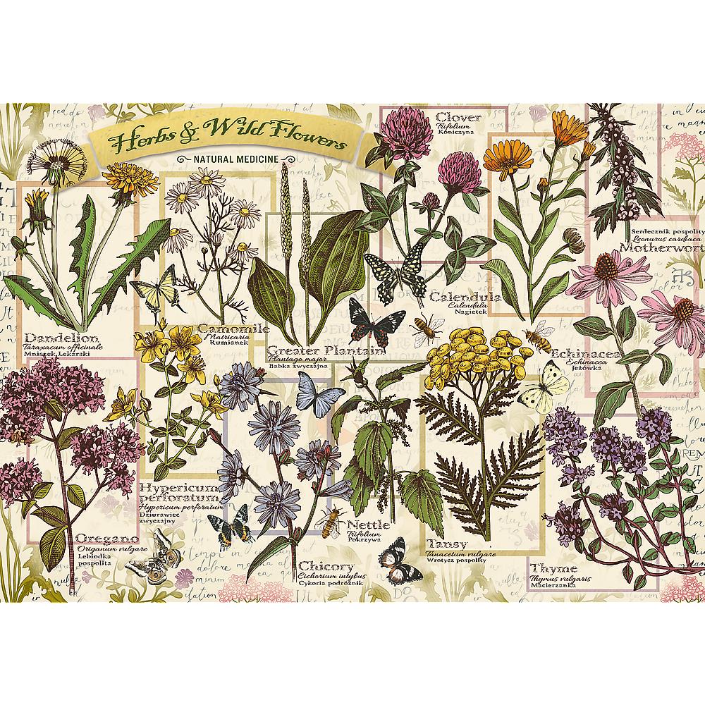 Trefl - Herbarium: Medicinal Herbs - 500 Piece Jigsaw Puzzle