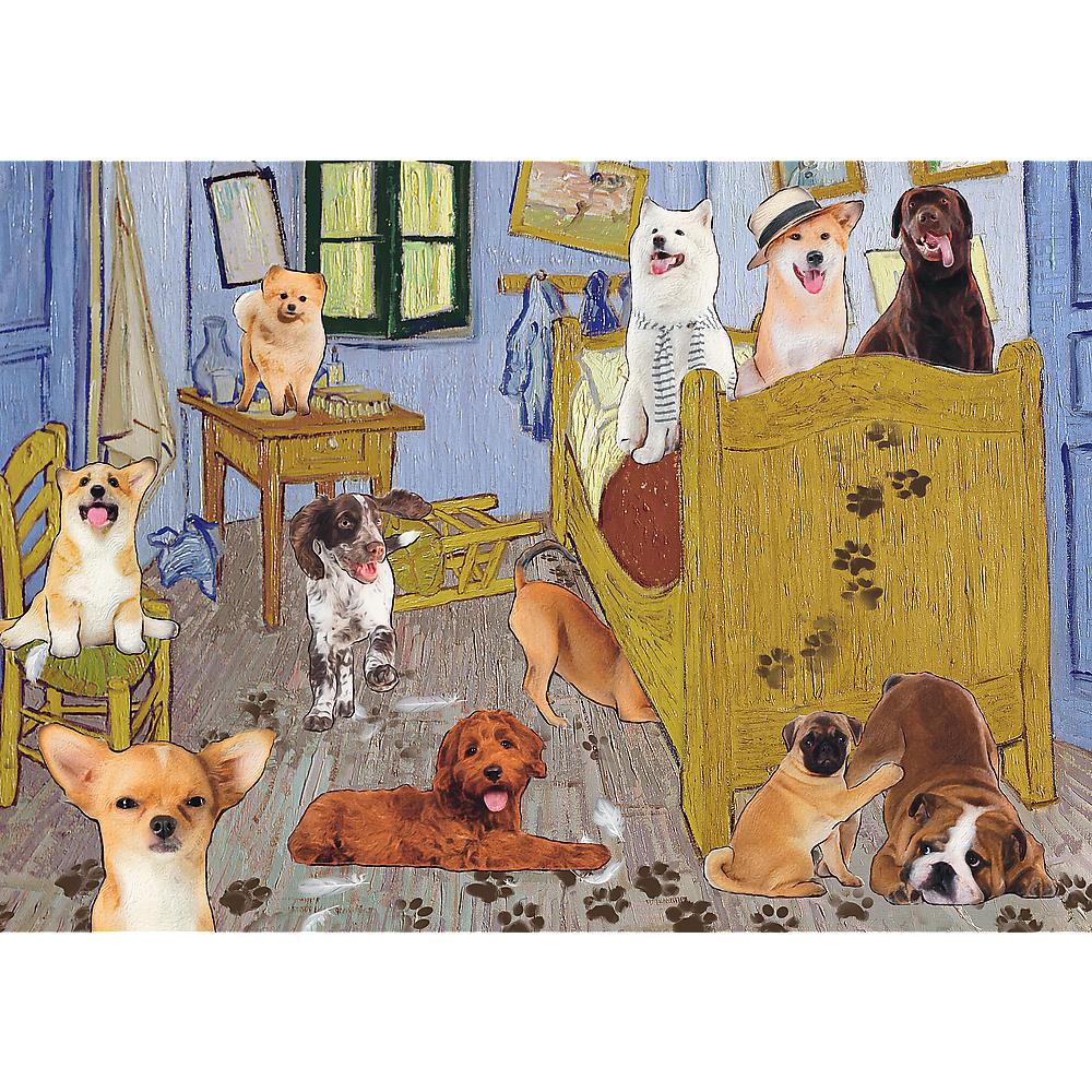 Trefl - Vincents Bedroom - Puppy Revolution - 500 Piece Jigsaw Puzzle