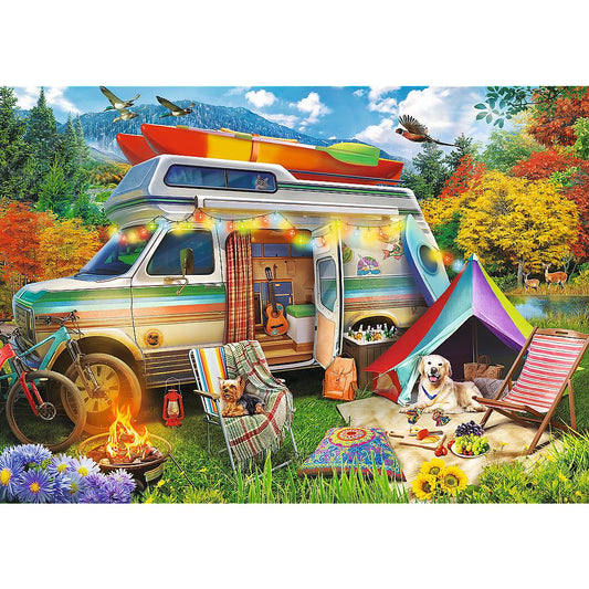 Trefl - Tea Time - Camper Van - 500 Piece Jigsaw Puzzle