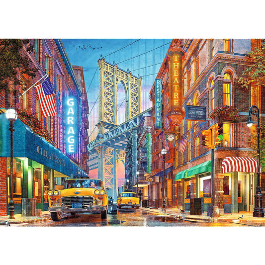 Trefl - Tea Time - Manhattan Bridge View - 500 Piece Jigsaw Puzzle