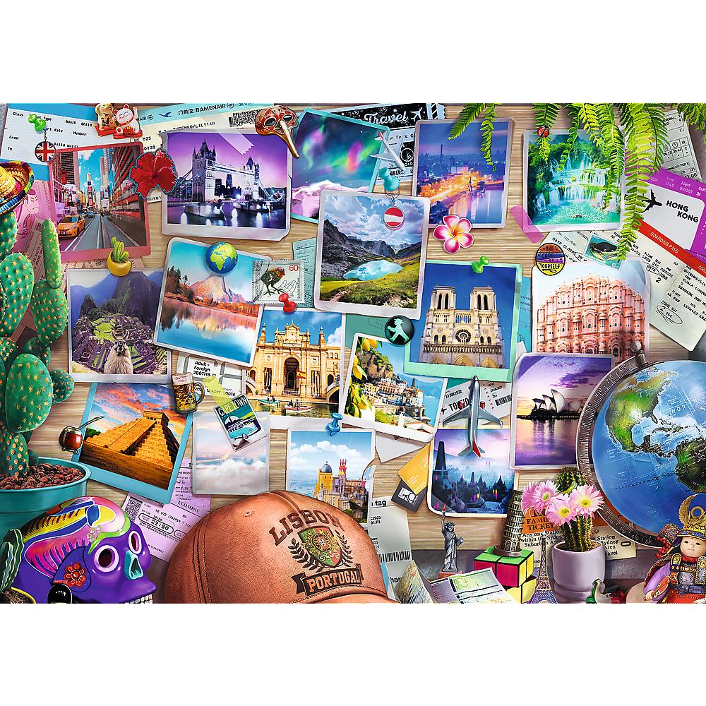 Trefl - Tea Time - Travel Memories - 500 Piece Jigsaw Puzzle