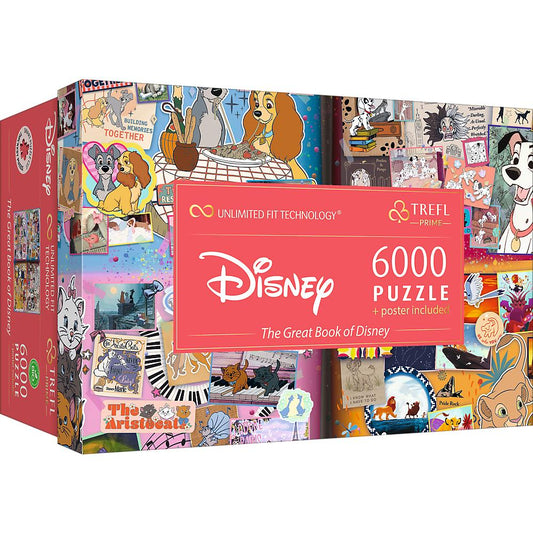 Trefl - The Great Book of Disney - 6000 Piece Jigsaw Puzzle