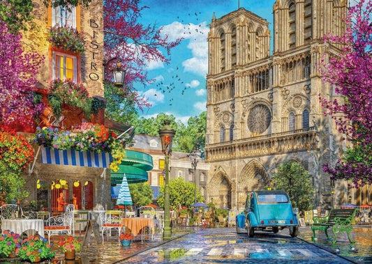 House of Puzzles - Notre Dame Afternoon - 1000 Piece Jigsaw Puzzle