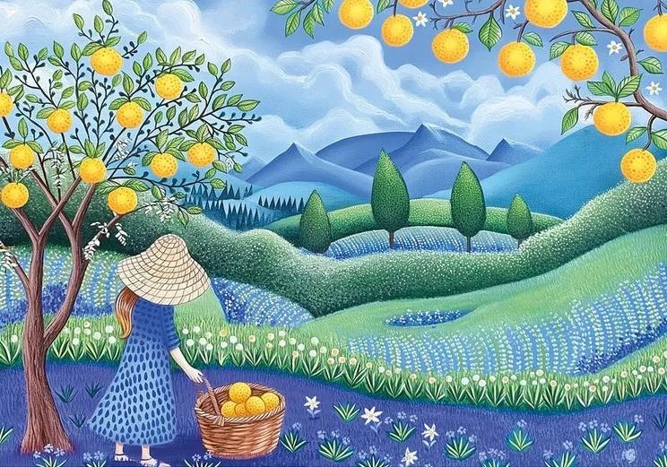 Wentworth - Harvesting Happiness - 40 Piece Wooden Jigsaw Puzzle