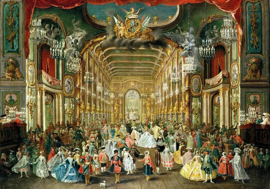 Wentworth - Masked Ball at the Hoftheater - 250 Piece Wooden Jigsaw Puzzle