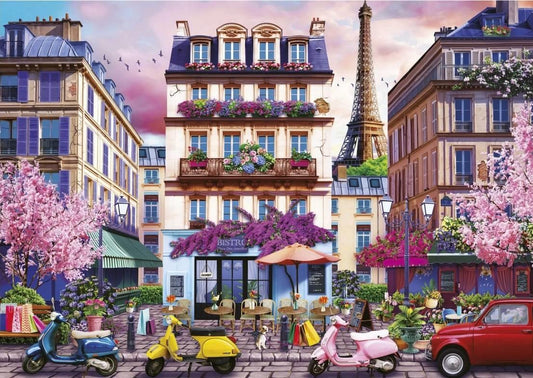 Educa - Paris Shopping District - 500 Piece Jigsaw Puzzle