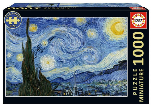 Educa - Starry Night - 1000 Piece Miniature Jigsaw Puzzle