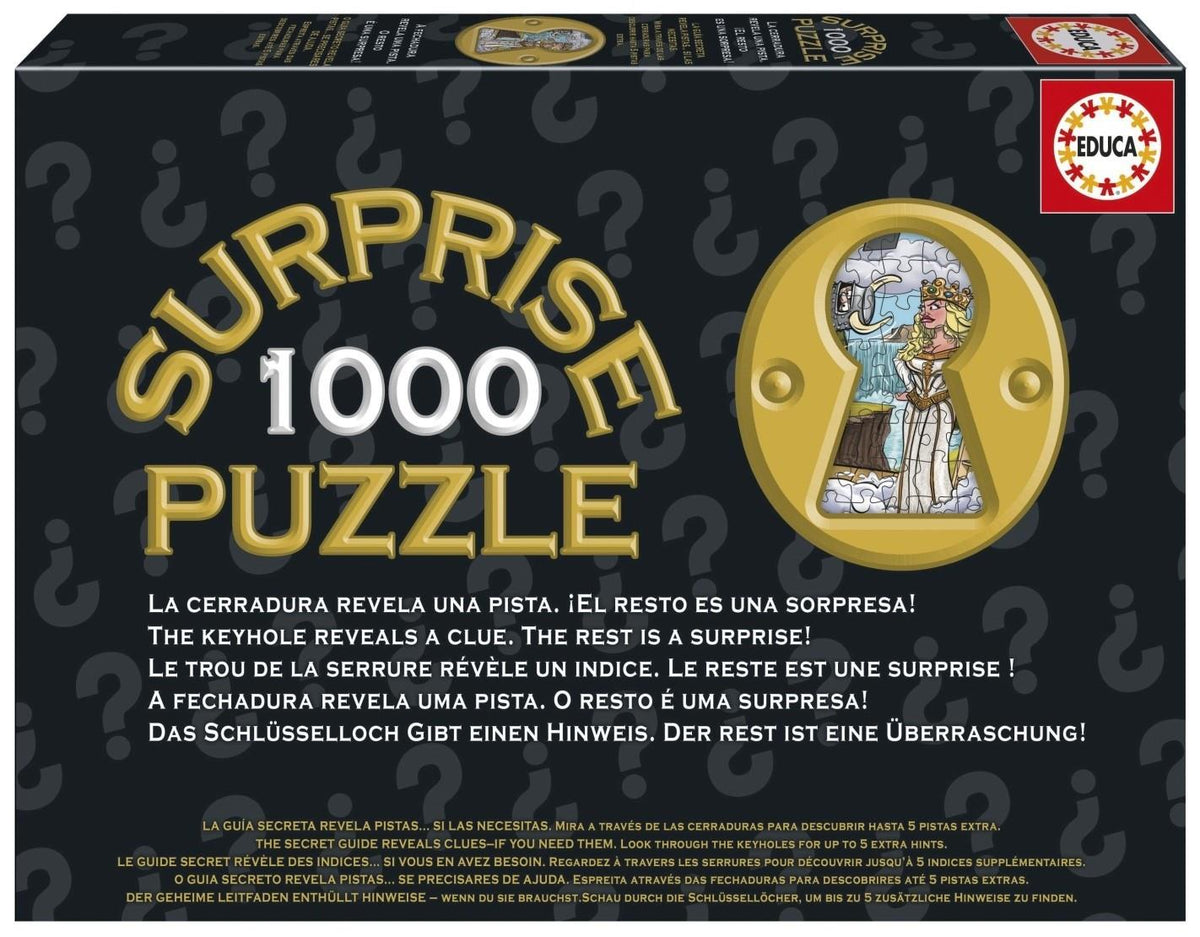 Educa - Knights Round Table - 1000 Surprise Piece Jigsaw Puzzle