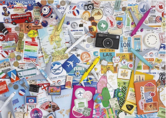 Educa - Travel Collage - 1000 Piece Jigsaw Puzzle