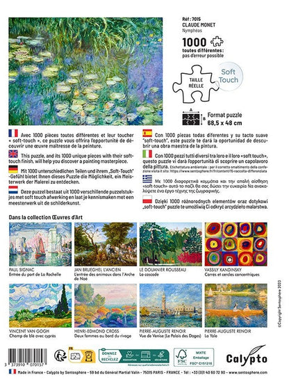 Calypto - Claude Monet - Nympheas - 1000 Piece Jigsaw Puzzle