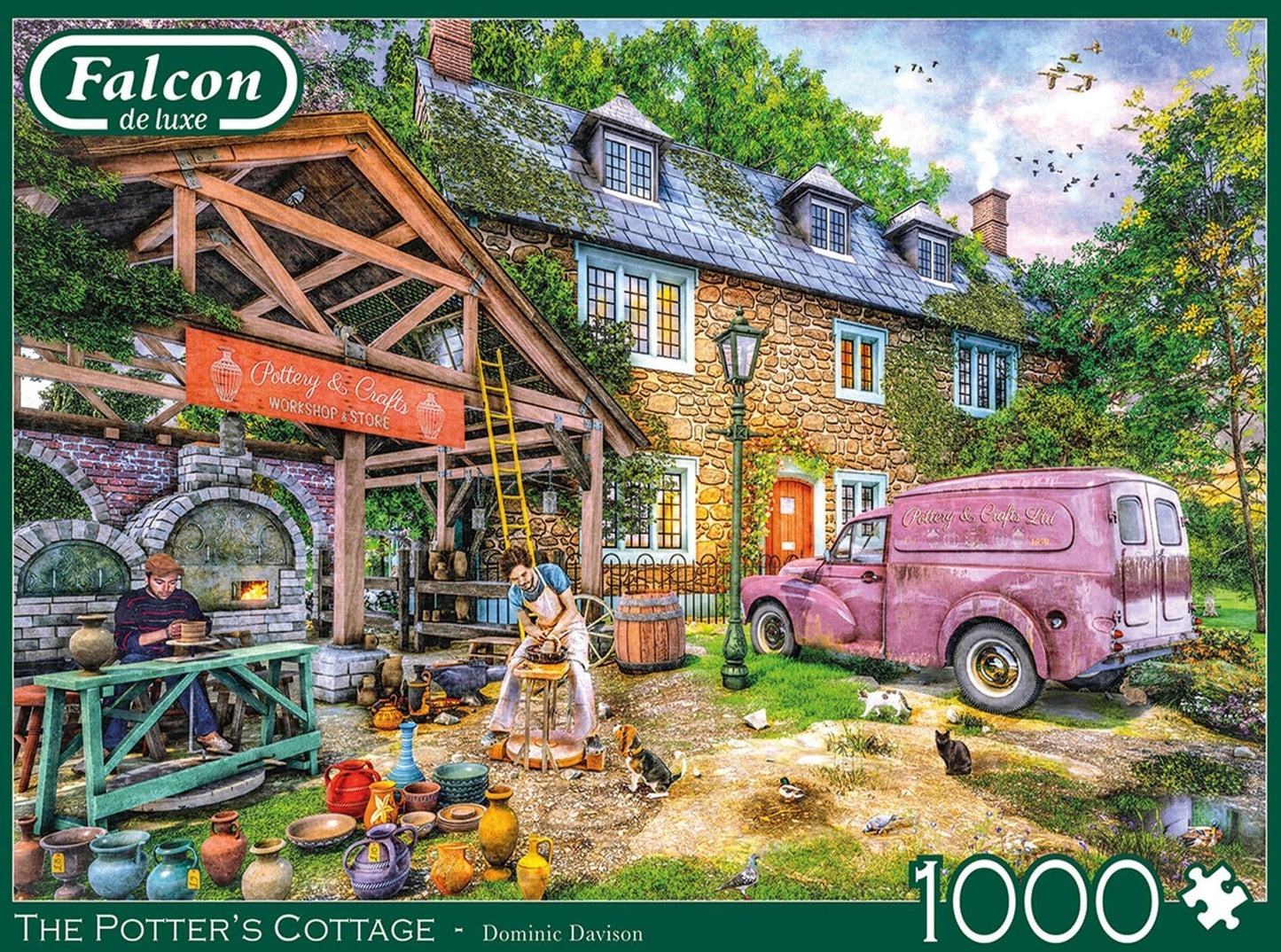 Falcon de luxe - The Potters Cottage - 1000 Piece Jigsaw Puzzle