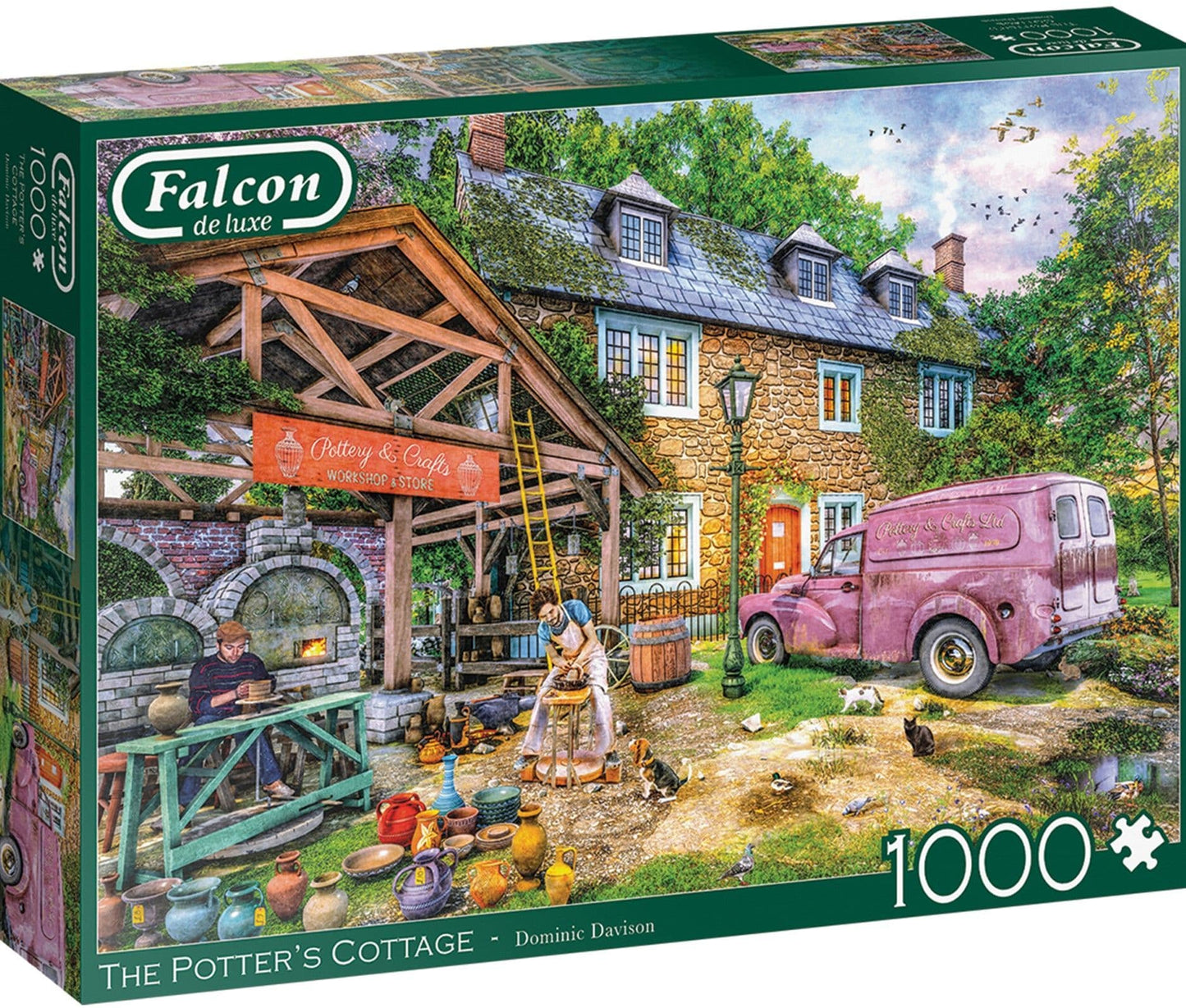 Falcon de luxe - The Potters Cottage - 1000 Piece Jigsaw Puzzle