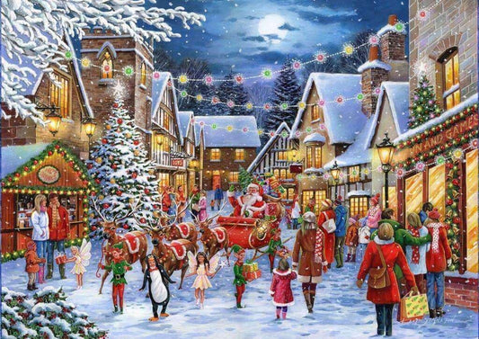 House of Puzzles - Christmas Parade No 17 - 500 Piece Jigsaw Puzzle