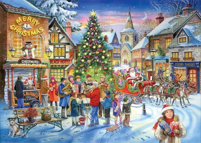 House of Puzzles - Christmas Shopping No 6 - 500 Piece Jigsaw Puzzle
