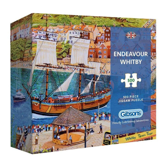 Gibsons - Endeavour Whitby - 500 piece Gift Box